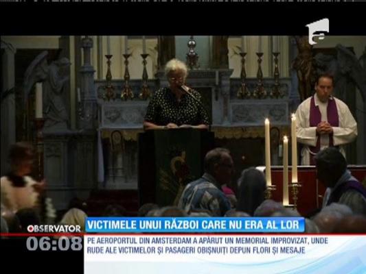 Manifestări de solidaritate cu familiile îndoliate de tragedia avionului în Ucraina