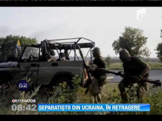 Separatiştii din Ucraina, în retragere