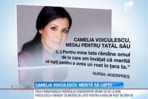Camelia Voiculescu: "Încerc să trec frumos peste momentele urâte și să nu îmi pierd încrederea"