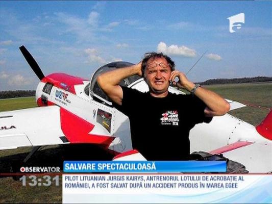 Pilotul lituanian Jurgis Kairys, protagonistul unei spectaculoase operaţiuni de salvare