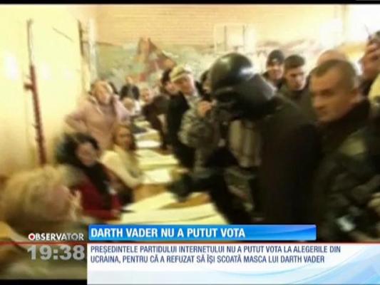 Darth Vader, la alegerile din Ucraina