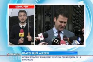 Robert Negoiţă cere retragerea PSD de la guvernare