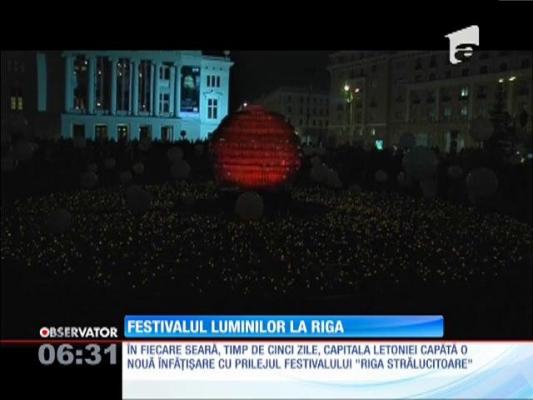 Festivalul Luminilor se desfășoară la Riga