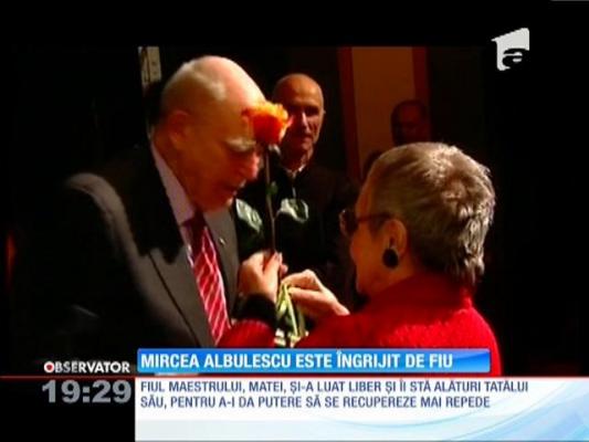 Mircea Albulescu se recuperează alături de fiul său