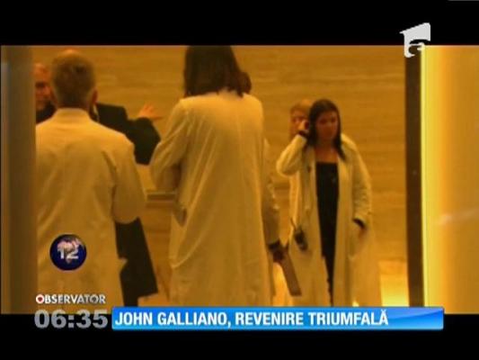 John Galliano a revenit, oficial, în lumea modei