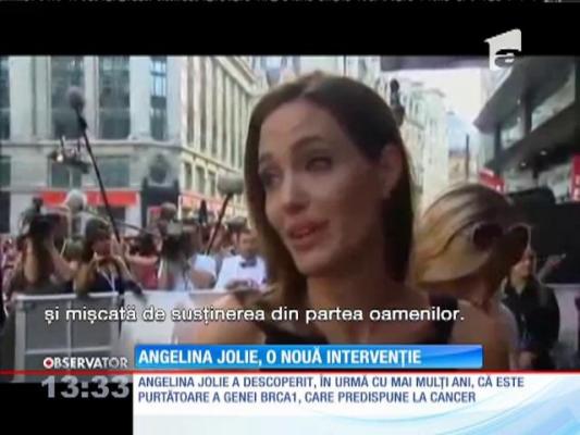 Angelina Jolie şi-a extirpat ovarele şi trompele uterine