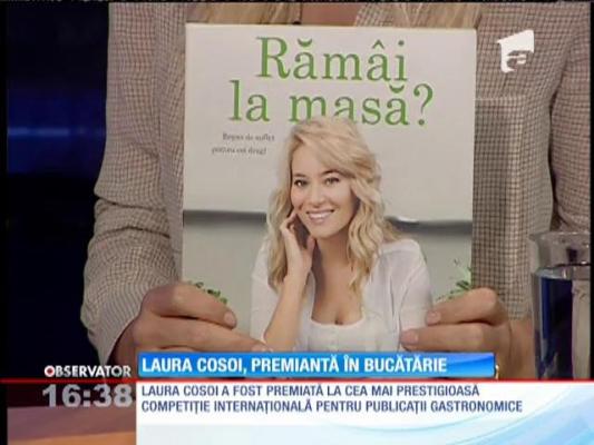 Laura Cosoi, premiată la cea mai prestigioasă competiție internațională pentru publicații gastronomice
