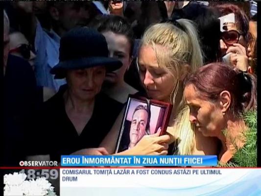 Comisarul Tomiţă Lazăr, înmormântat în ziua nunții fiicei