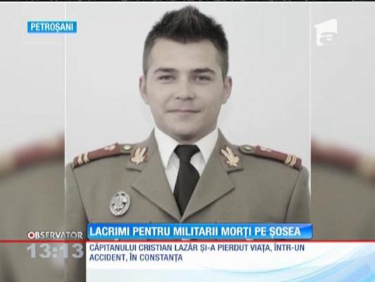 Căpitanul Cristian Lazăr şi-a pierdut viaţa, într-un accident, în Constanţa