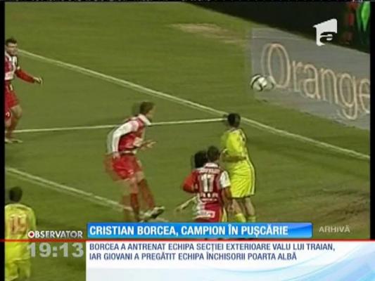 Cristi Borcea şi Giovanni Becali nu renunţă la fotbal nici după gratii