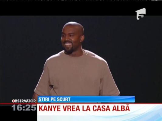 Cântărețul Kanye West va candida la preşedinţia Statelor Unite