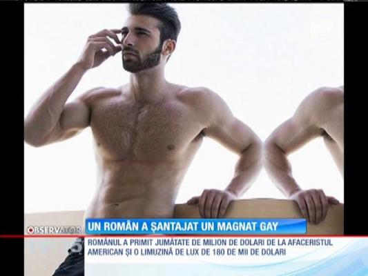 Un român a şantajat un magnat gay