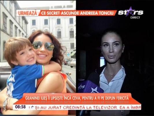 Geanina Ilieș își dorește o fetiță, într-un an. Frumoasa știristă mai are un băiețel