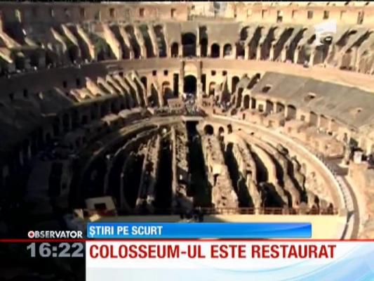 Colosseumul, celebra arenă antică din Roma, recondiţionat de o firmă de încălţăminte