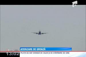 Aeronava Wizz Air care survola de mai bine de o oră aeroportul din Cluj-Napoca a aterizat
