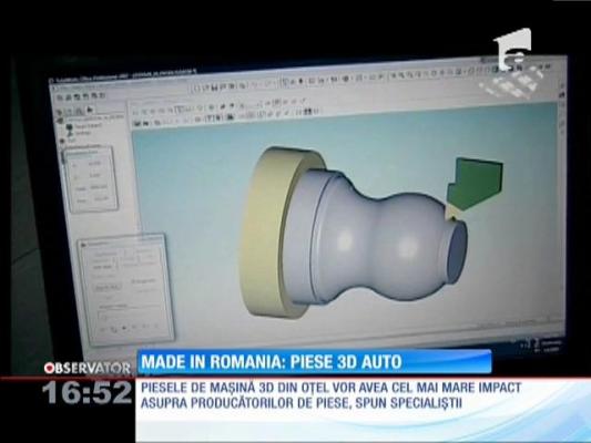 Piese auto, "fabricate" în România cu ajutorul imprimantelor 3D