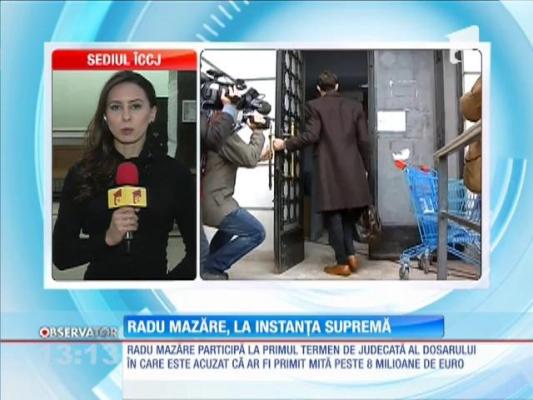 Radu Mazăre participă la primul termen de judecată al dosarului în care este acuzat că ar fi primit mită