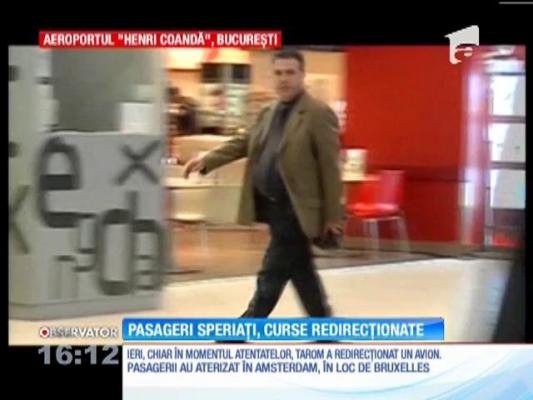 Atentatele au dat peste cap traficul aerian de pe Aeroportul Otopeni