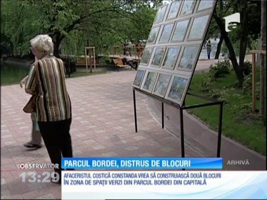 Afaceristul Costică Constanda vrea să construiască două blocuri în Parcul Bordei