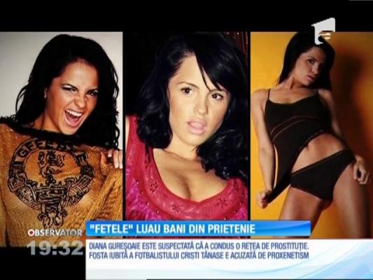 Diana, fosta iubită a fotbalistului Cristian Tănase, suspectată că a condus o rețea de prostituție