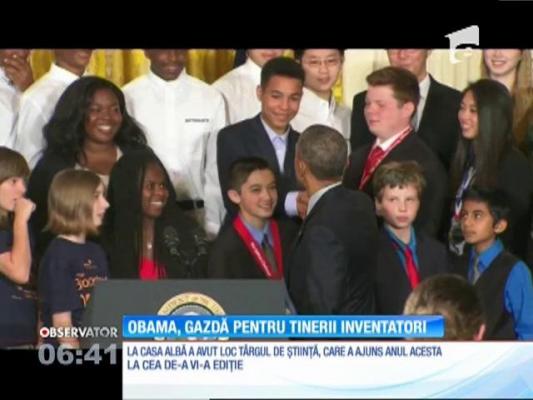 Barack Obama, gazdă pentru tinerii inventivi
