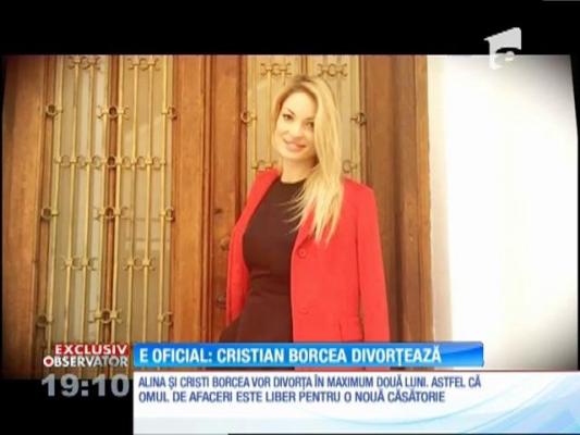 Cristian Borcea divorțează de Alina