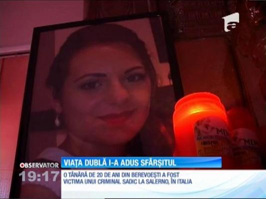 Românca găsită moartă pe un câmp din Salerno este o tânără din Argeş, pe care soţul o obliga să se prostitueze
