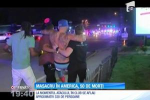 ATAC SÂNGEROS într-un club de noapte din Florida. 50 de oameni au murit şi alţi 50 au fost răniţi