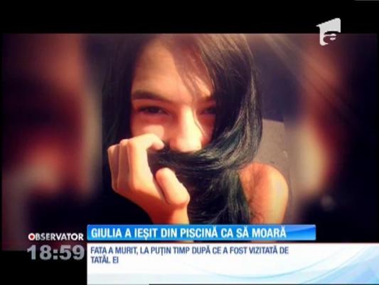 Giulia, copila scoasă fără suflare din piscină, a fost adusă acasă în sicriu