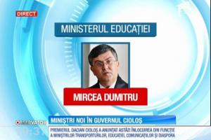 Schimbări radicale în Guvern. Dacian Cioloş schimbă patru miniştri: Adrian Curaj, Marius Bostan, Dan Stoenescu, Dan Costescu