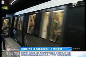 BREAKING NEWS: Tentativă de sinucidere la metrou. Se circulă cu dificultate pe magistrala Berceni - Pipera