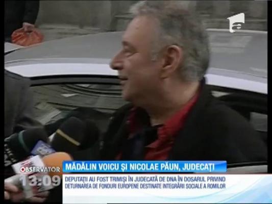 Deputaţii Mădălin Voicu şi Nicolae Păun, dar şi fostul şef al ANAF au fost trimişi în judecată de procurorii DNA