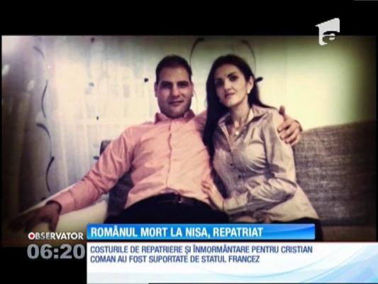 Trupul românului mort în atentatul de la Nisa a ajuns acasă