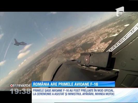 Primele avioane F-16 achiziţionate de Ministerul Apărării se apropie de România