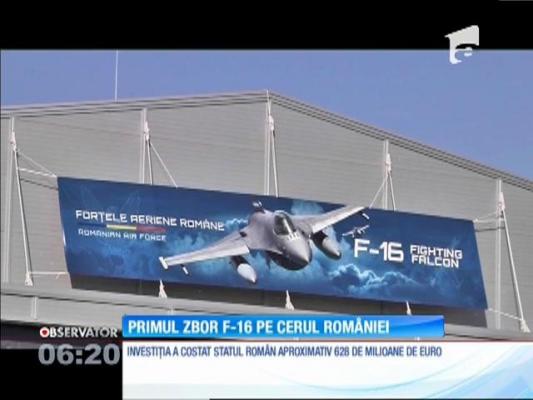 Noile avioane de luptă F-16 au făcut primul zbor pe cerul României