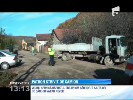 Un bărbat din Caraş-Severin a murit strivit sub un camion