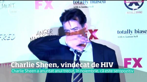 Miracolul Charlie Sheen! Actorul s-a vindecat de HIV