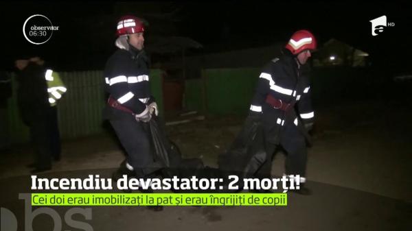 Tragedie în Brăila. Doi pensionari au pierit în incendiul devastator care le-a mistuit locuința