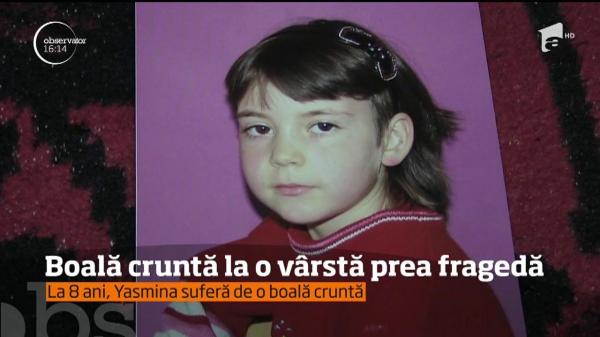 Boală cruntă, la o vârstă prea fragedă: la doar 8 ani, Yasmina are nevoie de o inimă nouă!