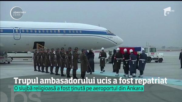 Pregătiri pentru funeraliile ambasadorului rus asasinat la Ankara