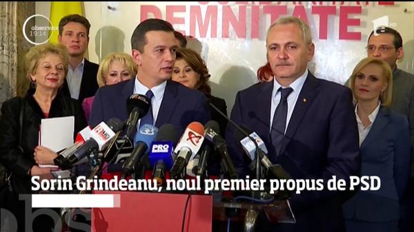 Sorin Grindeanu, noul premier propus de PSD