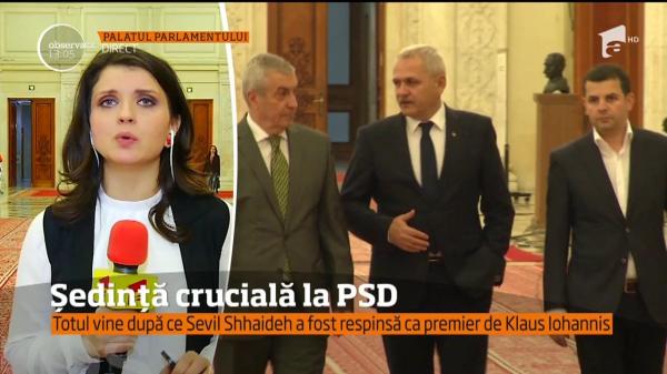 Şedinţă crucială la PSD după ce Sevil Shhaideh a fost respinsă ca premier