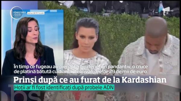 Poliţiştii francezi cred că au dat de urma hoţilor care i-au furat bijuterii de 9 milioane de euro starletei Kim Kardashian