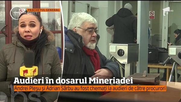 Andrei Pleşu şi Adrian Sârbu au fost chemați la audieri de către procurori (VIDEO)