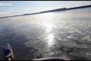Spectacolul gheții: imagini incredibile de la Veneția, unde au înghețat canalele, din cauza valului polar (VIDEO, GALERIE FOTO)