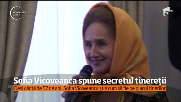 Sofia Vicoveanca cântă de 57 de ani și știe cum să fie pe placul tinerilor