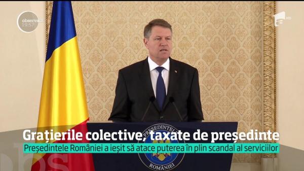 Președintele României a ieșit să atace puterea în plin scandal al serviciilor