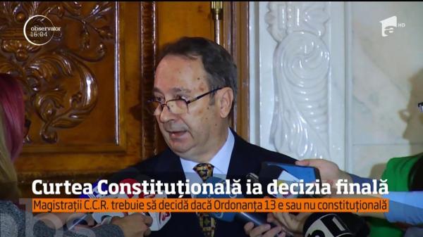 Magistraţii CCR decid dacă Ordonanţa 13 este sau nu CONSTITUŢIONALĂ (VIDEO)