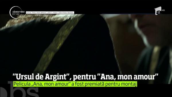 „Ana, mon amour", premiată cu Ursul de Argint pentru montaj (VIDEO)