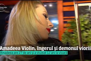 Amadeea Violin, îngerul şi demonul viorii! Cea mai provocatoare violonistă din România face senzaţie cu fiecare apariţie